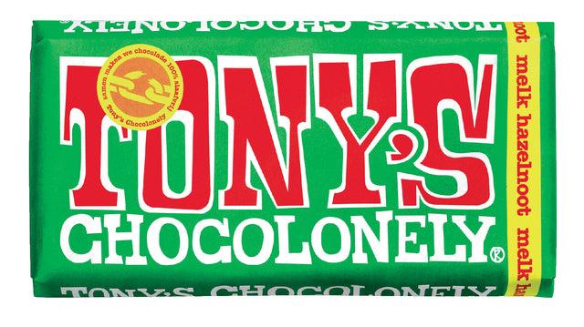 Tony's Chocolonely - Schokoladenbar, 180 g, Haselnuss