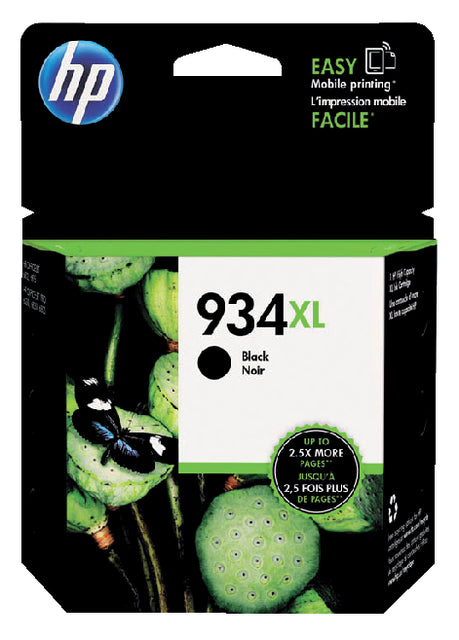 HP - Inkcartridge 934xl, 1 000 pages, OEM C2P23AE, noir