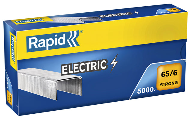 Rapid - Staples 65/6 verzinkt stark 5000 Stücke | 5 Stücke