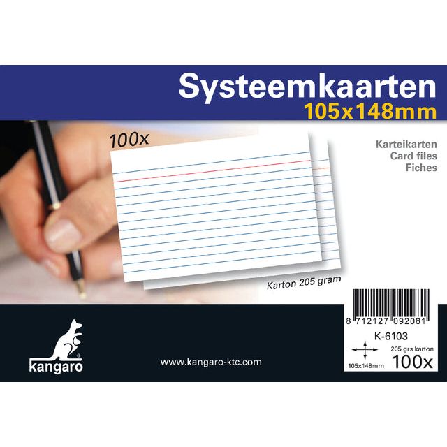 Kangaro - Systemkarten A6 105x148mm 100 Stück | 20 Stücke