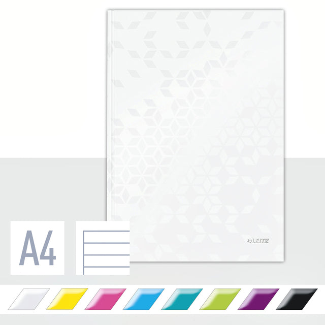 Leitz - Notebook wow a4 ligne blanche