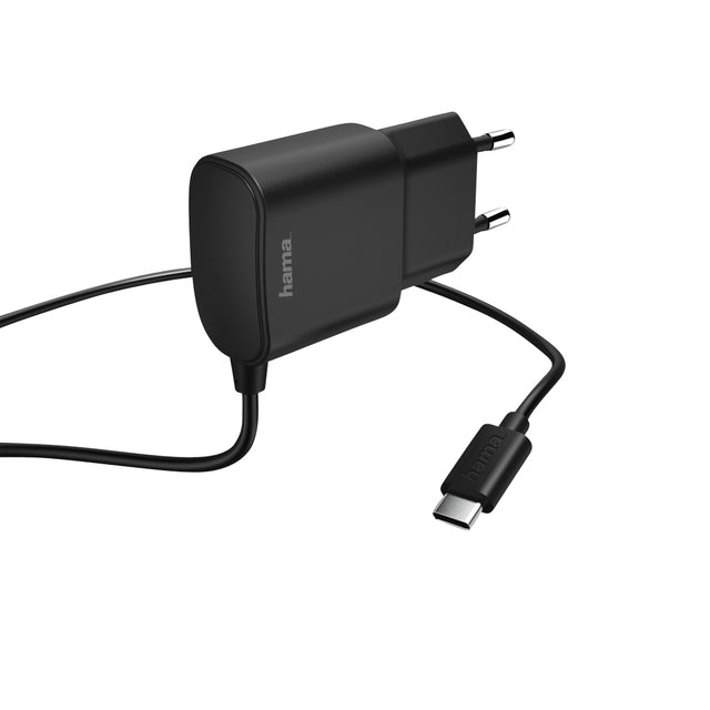 HAMA - Charger Hama USB -C 2.4a 1 mètre noir | Blister une pièce 1 | 48 pièces