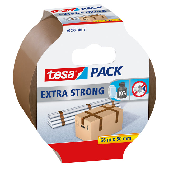 Tesa - Verpakkingse pack extra strong 66mx50mm br | 6 stuks