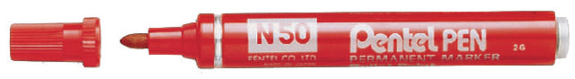 Pentel - Merkstift Pen n50 Red