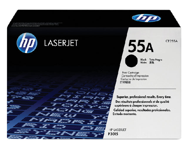 HP - Toner 55a, 6.000 Seiten, OEM CE255A, Schwarz