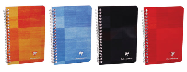 Clairefontaine - Notebook Clairfontaine 165x210mm Spirallinie | 5 Stücke