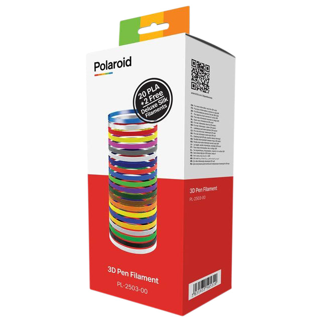 Polaroid - 3d filament  1.75mm pla 22 stuks assorti