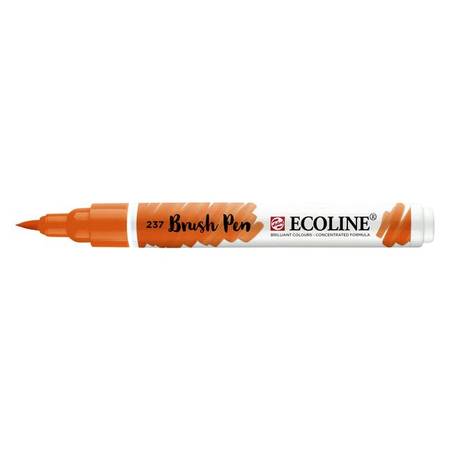 TALENS - Pinselpen Ecoline 237 Dark Orange | 1 Stück | 3 Stück