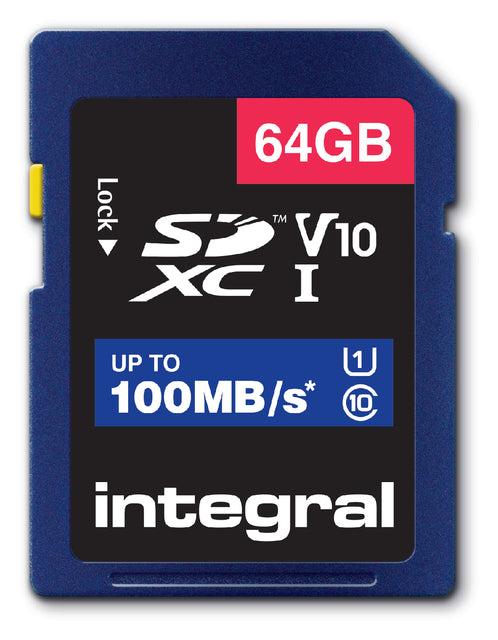 Integral - geheugenkaart SDXC, 64 GB