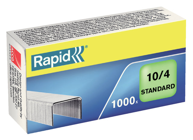 Rapid - agrafes n ° 10 GALVANISED Norme 1000 pièces | 20 pièces