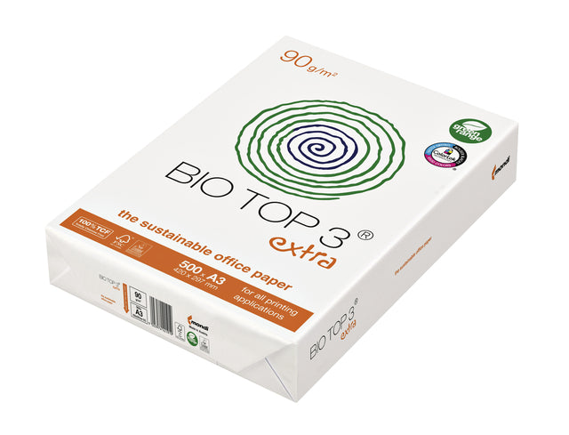 Biotop - Papierbiotop 3 A3 90gr Naturel 500vel | 5 Stücke