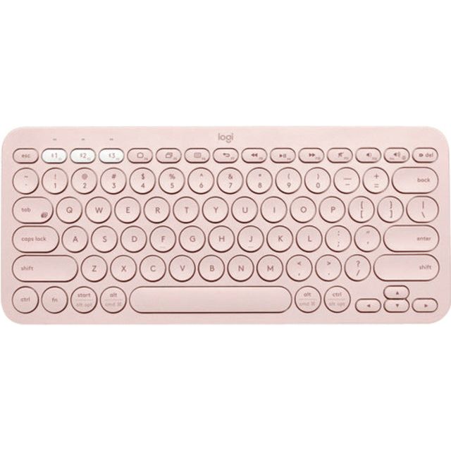 Logitech - K380 toetsenbord bluetooth qwerty rose