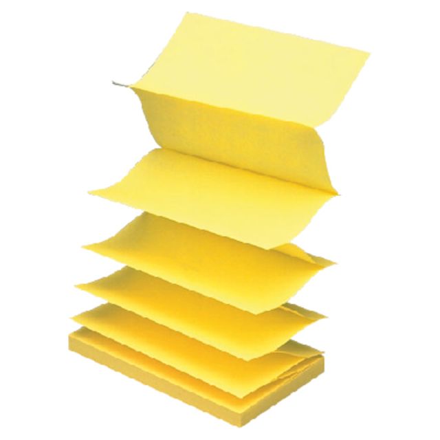 Post-it - Memoblok 3m  z-note r350 geel | 12 stuks