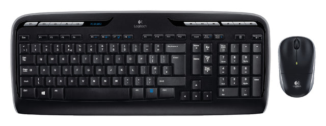 Logitech - Tastatur MK330 QWERTY +MUIS Schwarz