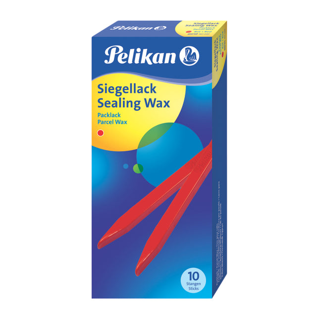 Pelikan - Sceau de cire 60/10, boîte de 10 pièces, rouge