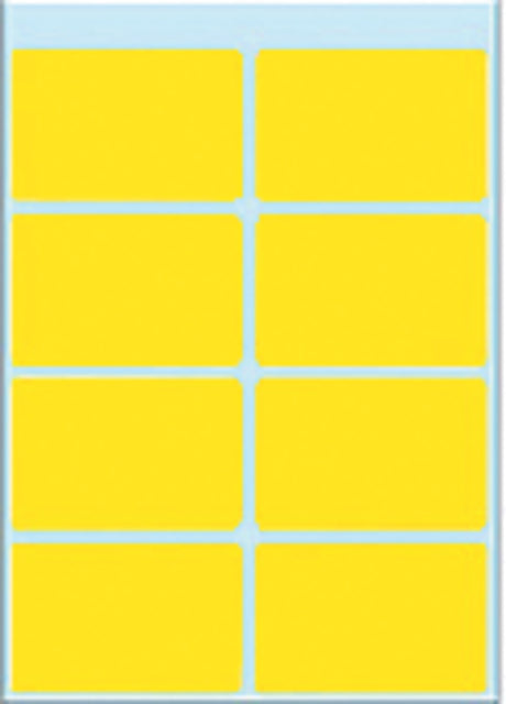 Herma - Label 3691 26x40mm jaune 40 pièces