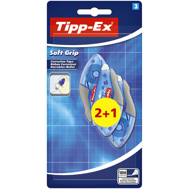 Tipp-ex - Correctieroller soft grip 4.2mm