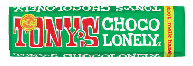 Tony's Chocolonely - Barne de chocolat 47gr Hazelnut | 35 pièces