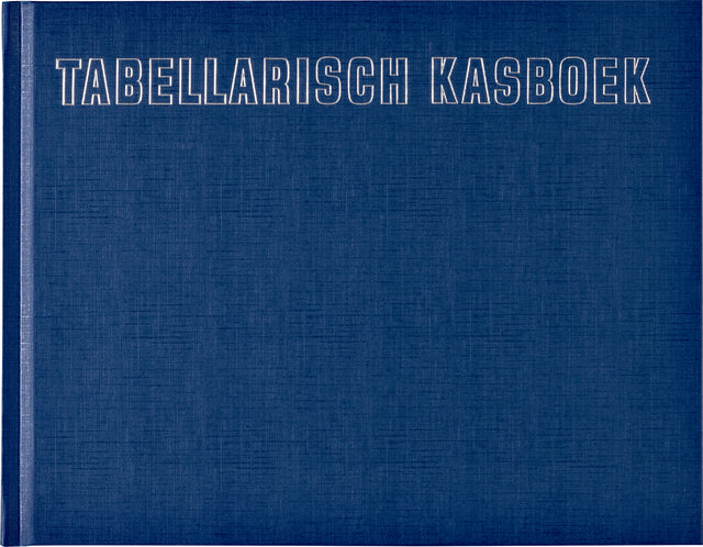 Büro - Kasboek Tabellarisch 210x160mm 96BLZ 8 Säulen Blau | 10 Stücke