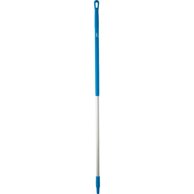 Vikan - Ergonomische Stahl 150 cm 31 mm blaues Aluminium