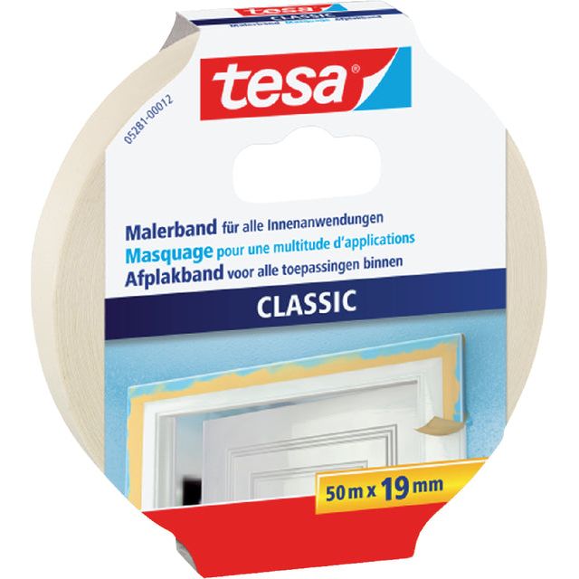 Tesa - Afplake 19mmx50m classic creme