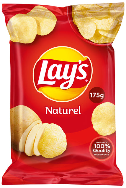 Lay's - Chips Naturel, sac de 175 g