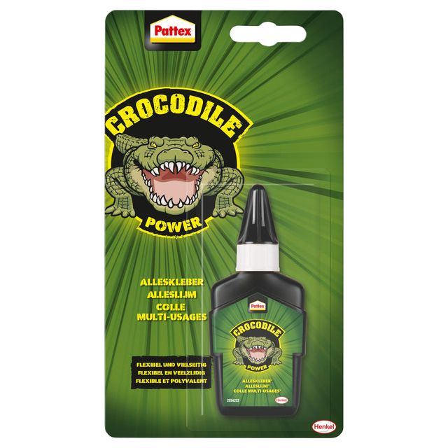 Pattex - Alleslijm Pattex Crocodile 50g | Blasen Sie ein 1 Stück | 6 Stück