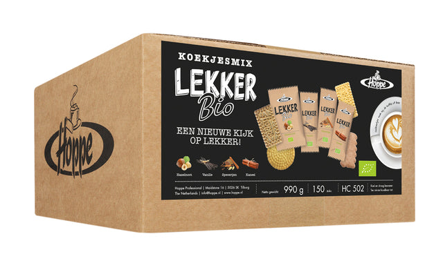 Hoppe - Koekjes hoppe lekker bio koekjesmix 150 stuks