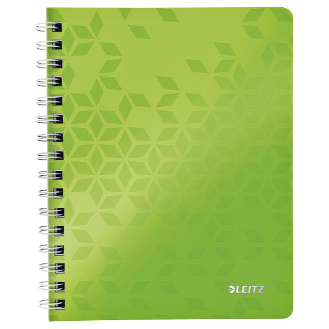 Leitz - Notebook Wow A5 Line Spiral PP Green | 6 Stücke