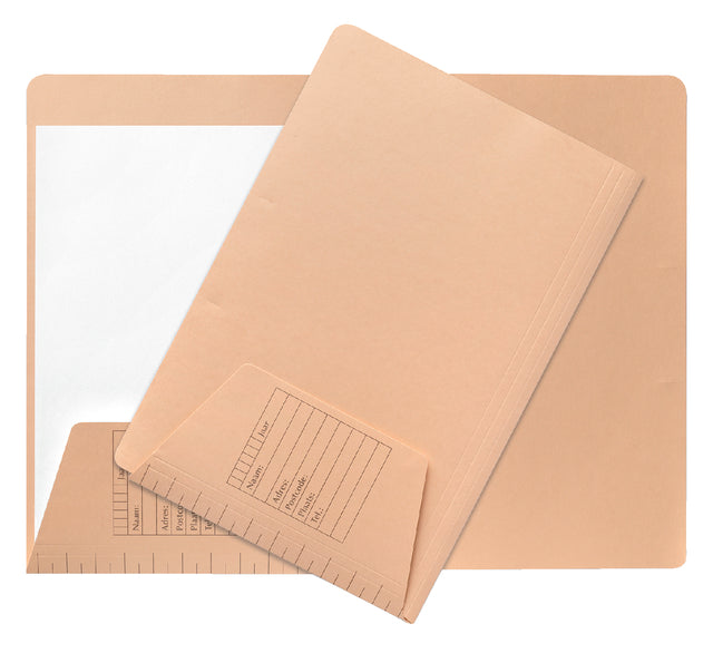 Jalema - Binnenmap jalema folio 225gr met flap chamois