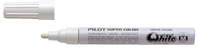 Pilot - Viltstift pilot super sc-w m wit | 12 stuks