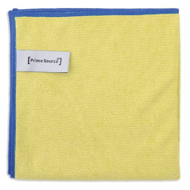 Primesource - Tissu de microfibre Professionnel jaune 38x38cm 10 pièces