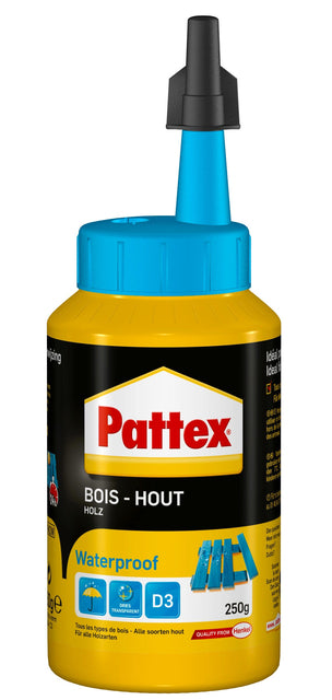 Pattex - Wood Glue D3 étanche 250 ml