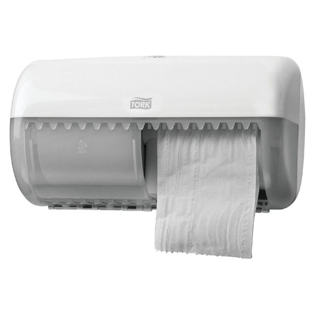 Tork - Dispensateur de papier toilette T4 élévation jumelle verticale blanc 557000