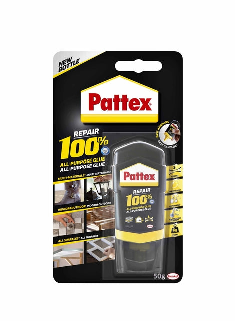 Pattex - 100% lijm, tube van 50 g, op blister