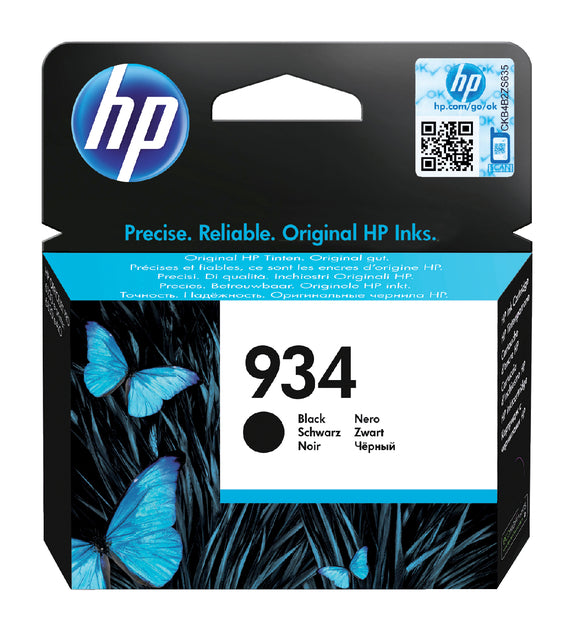 HP - Inkcartridge 934, 400 Seiten, OEM C2P19AE, Schwarz