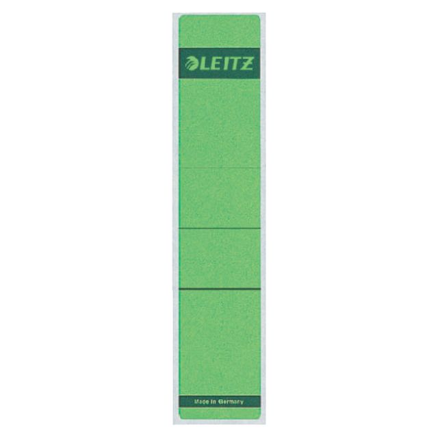 Leitz - étiquette arrière Leitz 1643 39x192mm vert | Pak un 10 pièces | 10 morceaux