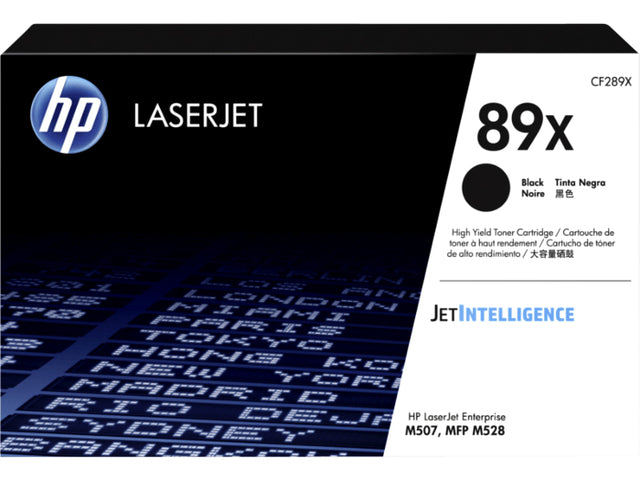 HP - toner 89X, 10.000 pagina's, OEM CF289X, zwart