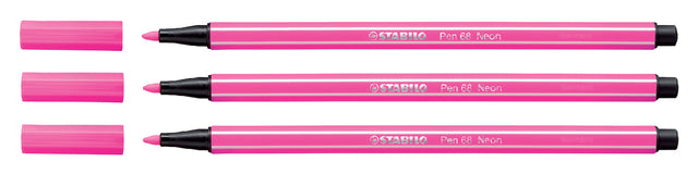 Stabilo - Viltstift pen 68/056 m neon roze