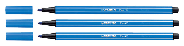 Stabilo - Viltstift pen 68/41 m ultramarijn blauw | 10 stuks