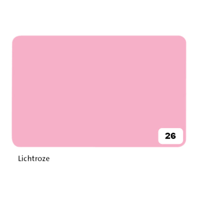 Folia Papier - Fotokarton Folia 2 - 50x70cm 300gr NR26 Rose clair | 10 pièces