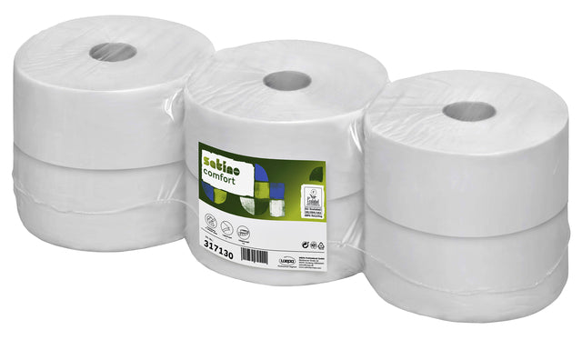 Satino par wepa - papier toilette Satino Roll Comfort 2 -yer 66mmx380m blanc