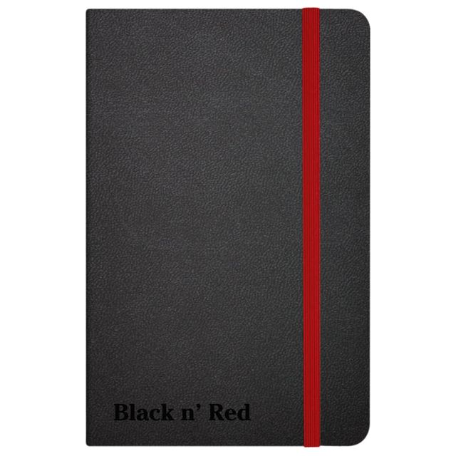 Notizbuch Oxford Black N 'Red Business Journal 72VVE A6 Zeile