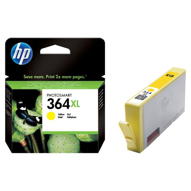 HP - Inktcartridge  cb325ee 364xl geel