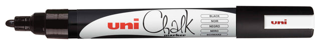 Uni -ball - Chalkstift Chalk Round Black | 6 Stücke