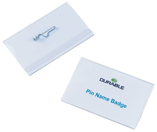 Durable - Badge durable 8004 met speld 54x90mm