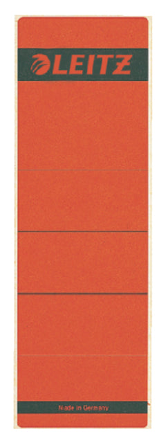 Leitz - Rugetiket leitz 1642 62x192mm rood | 100 stuks