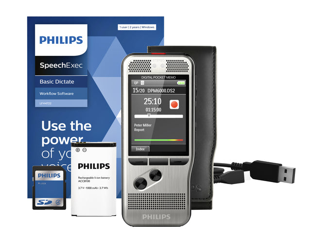 Philips - DICTATION DES POCKETMEMO DPM6000