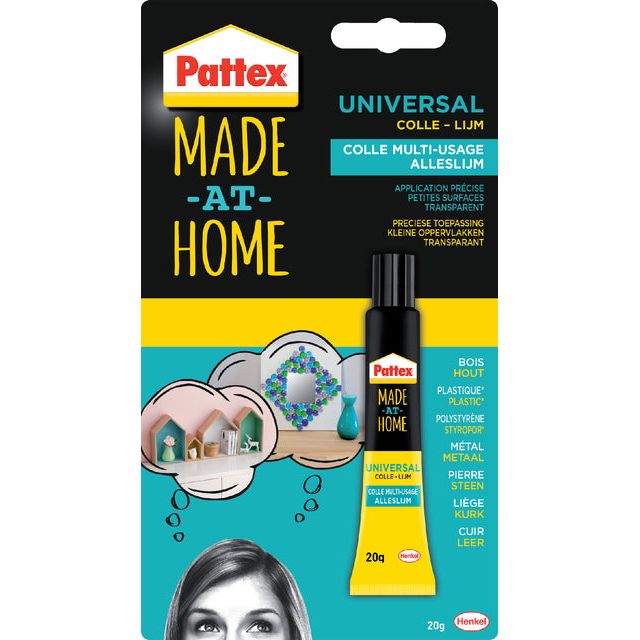 Pattex - Hobby Glue Pattex Universal Tube 20gr | Blister une pièce 1 | 6 morceaux