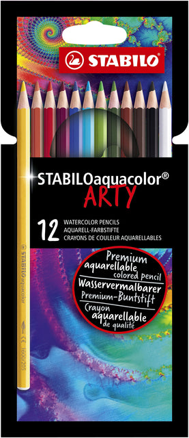 Stabilo - Kleurpotlood 1624 aquacolor arty 12st ass